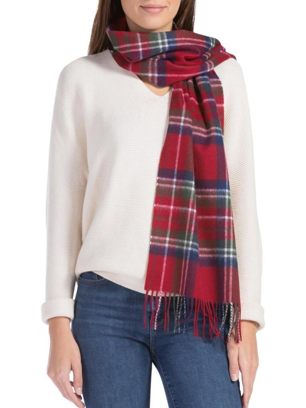 Luxurious 100% Pure Cashmere Winter Scarf for Women - Soft, Warm & Cozy